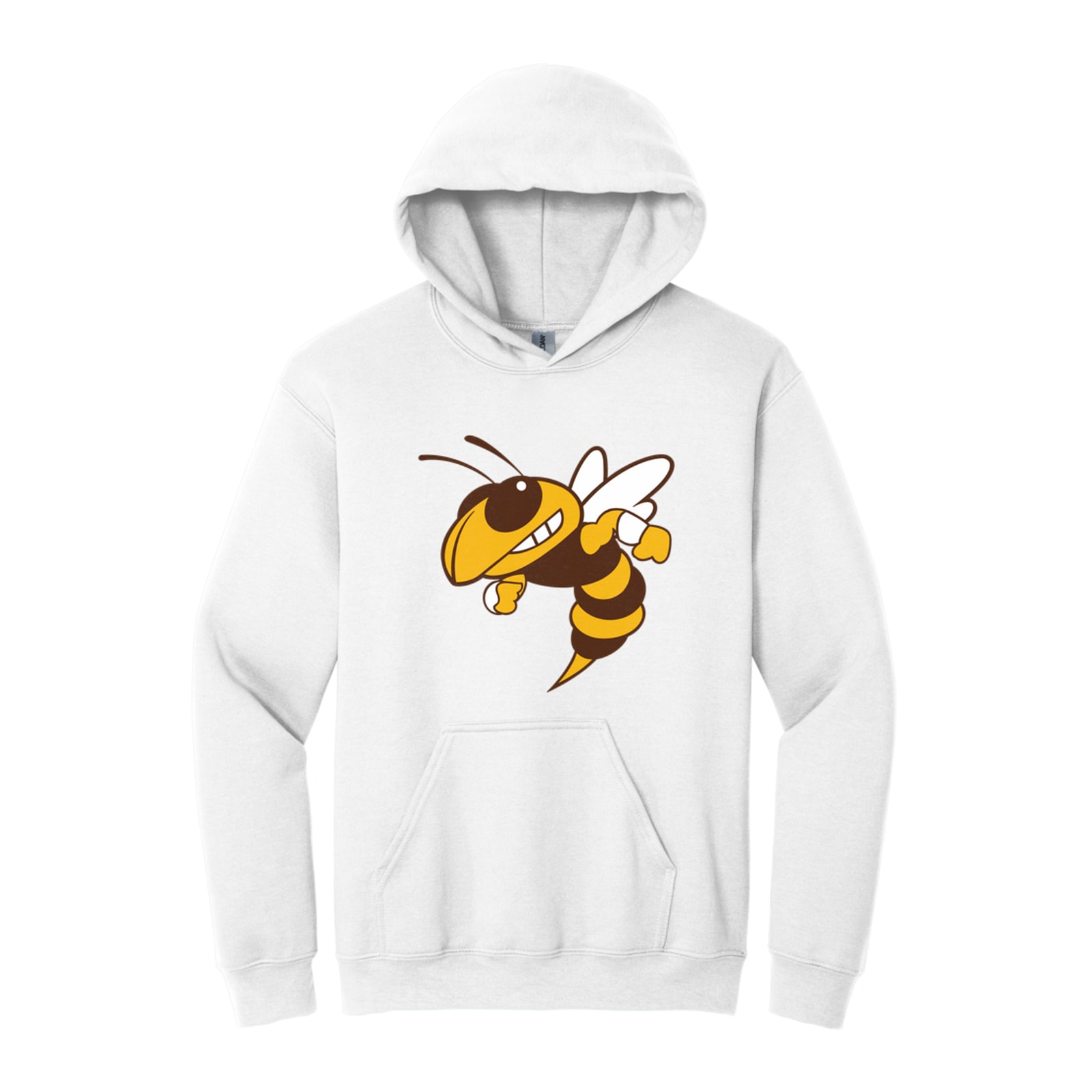 Hamersville Elementary and Middle School Hammersville hornets logo Gildan - Heavy Blend Hooded Sweatshirt. 18500