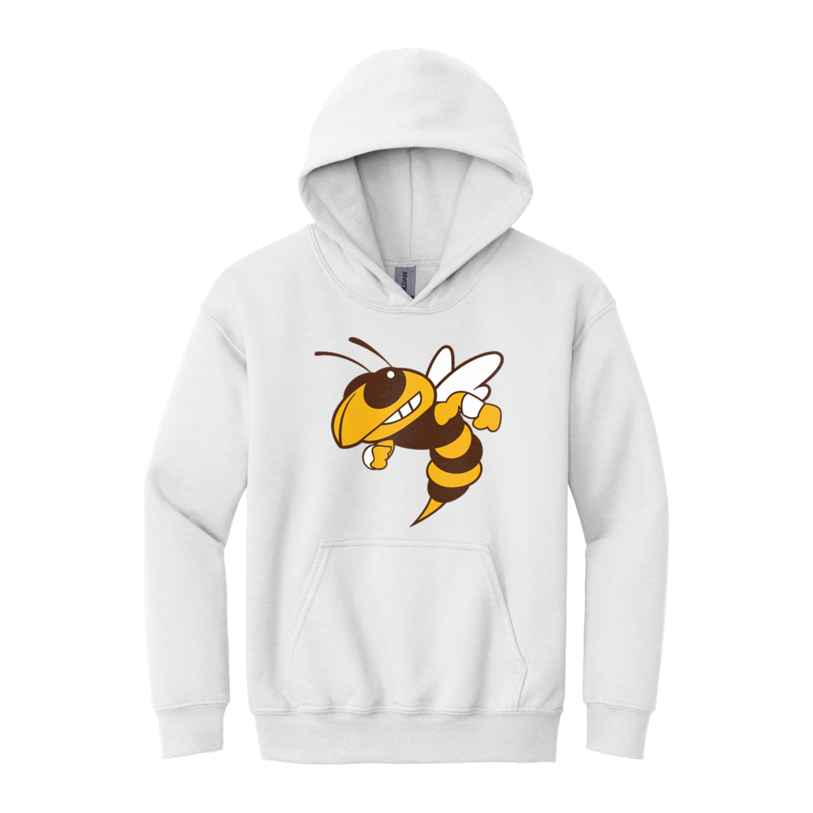 Hamersville Elementary and Middle School Hammersville hornets logo Gildan - Youth Heavy Blend Hooded Sweatshirt. 18500B