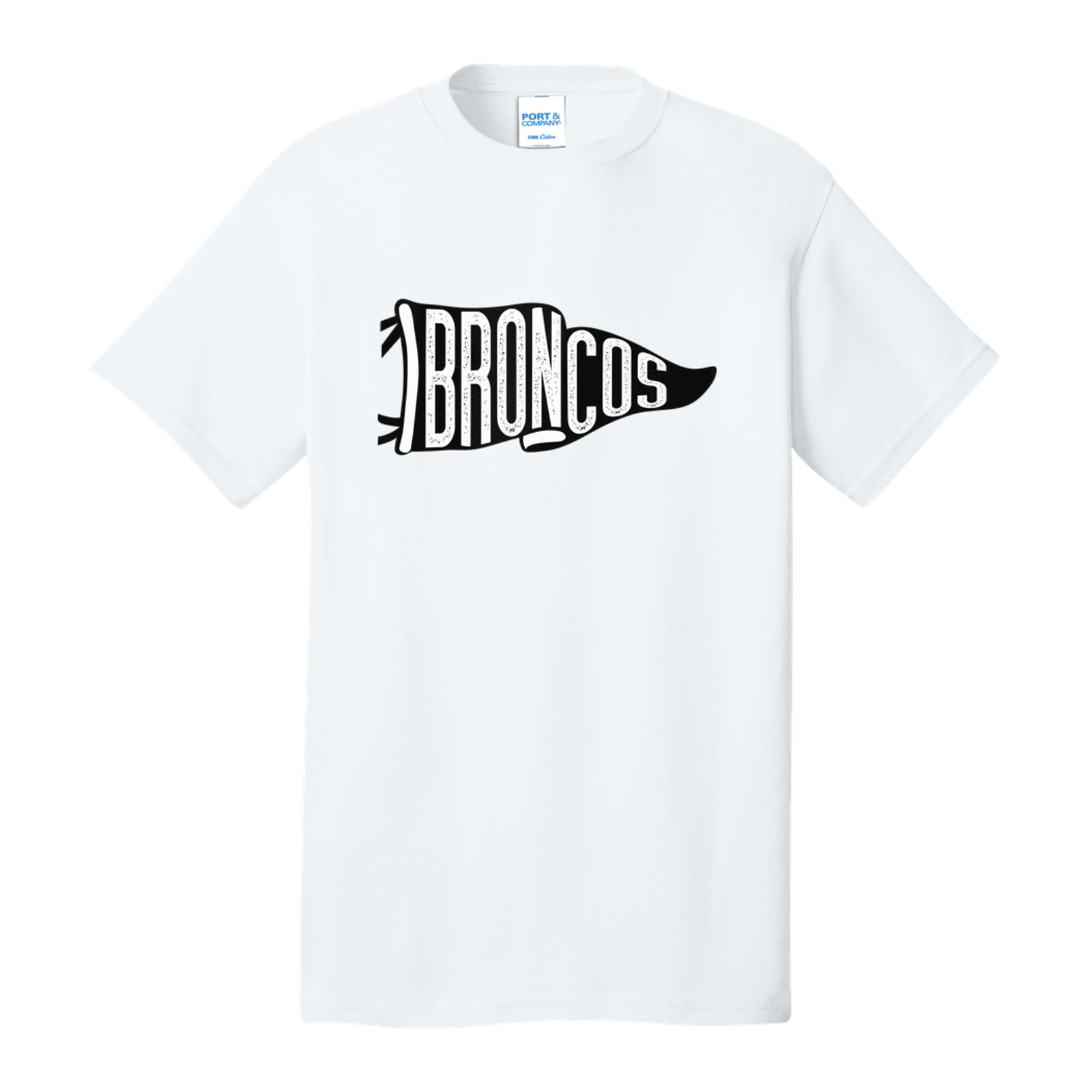 Mount Orab Elementary Broncos black flag Port & Company PC54