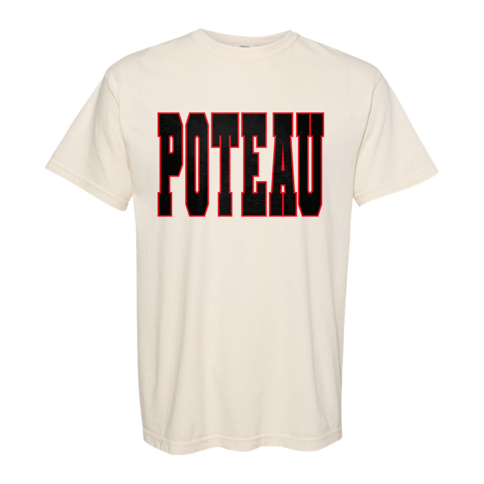 Poteau black red copy