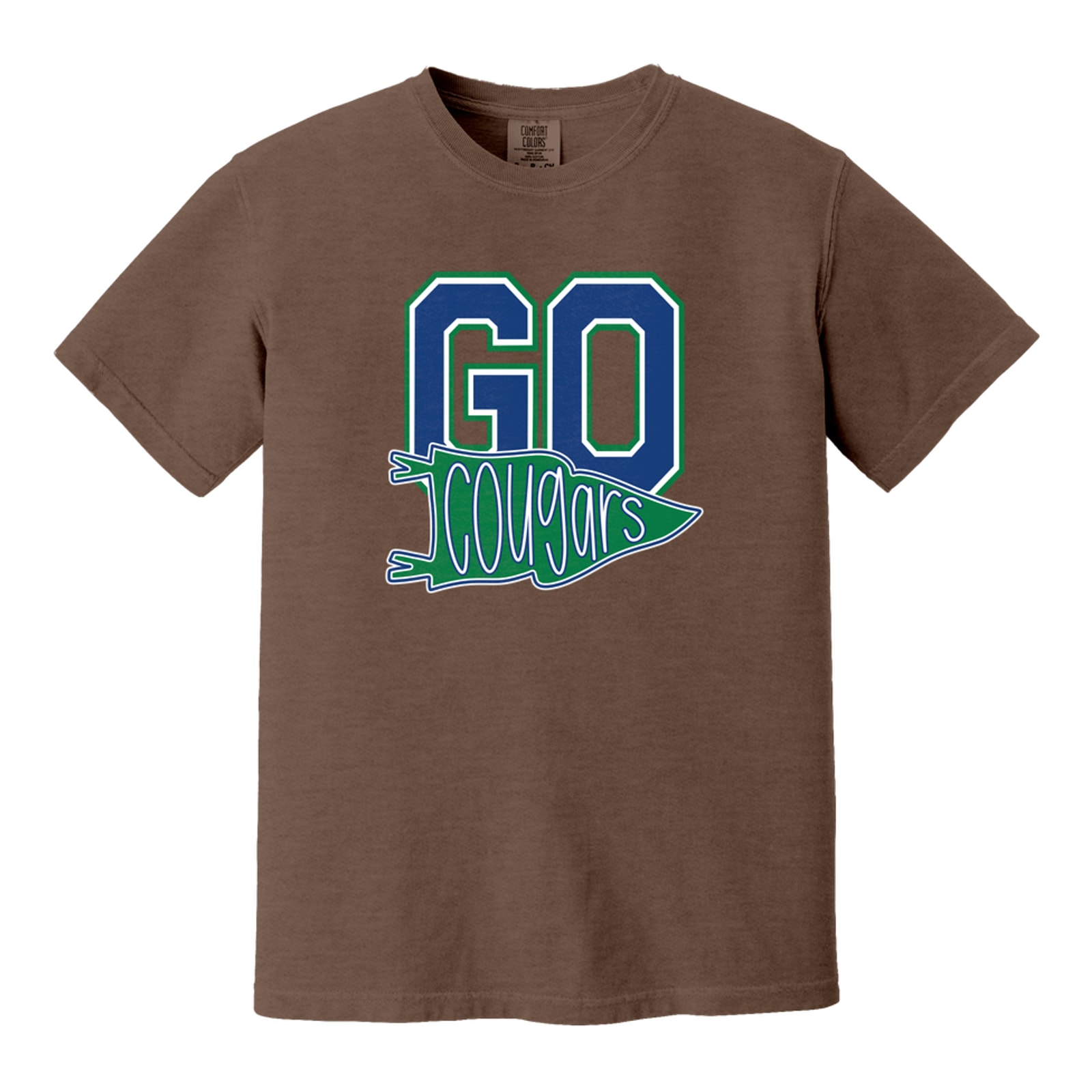 Compass Academy Go Cougars Pennant