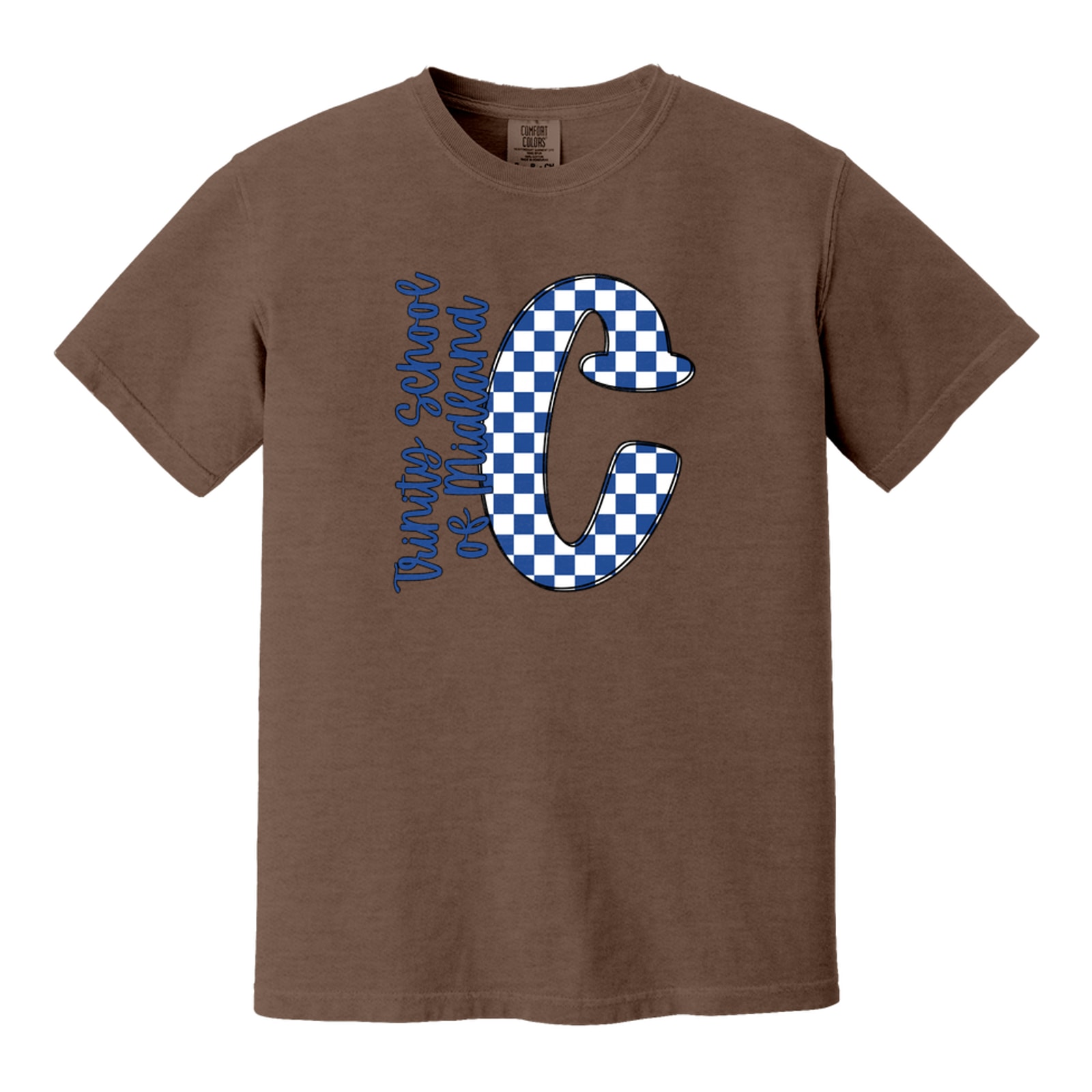C Big Letter Checkered Trinity