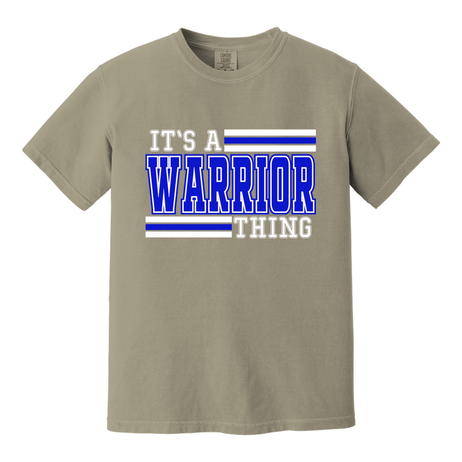 It's a warrior thing blue white