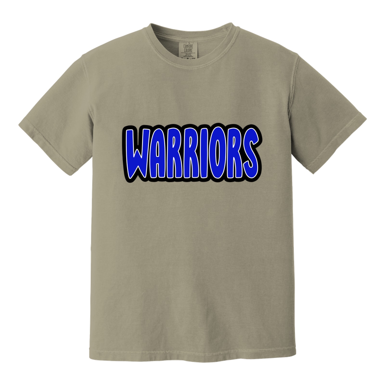 Warriors bubble blue white black