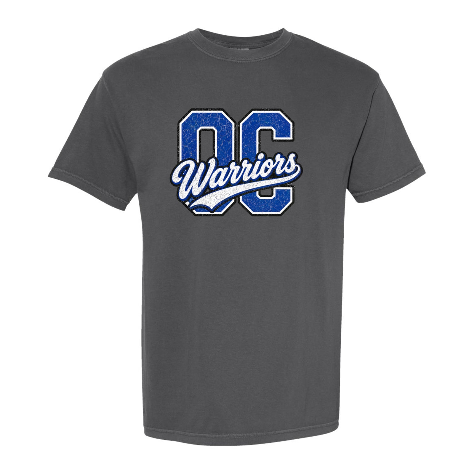 OC Warriors blue and white grunge