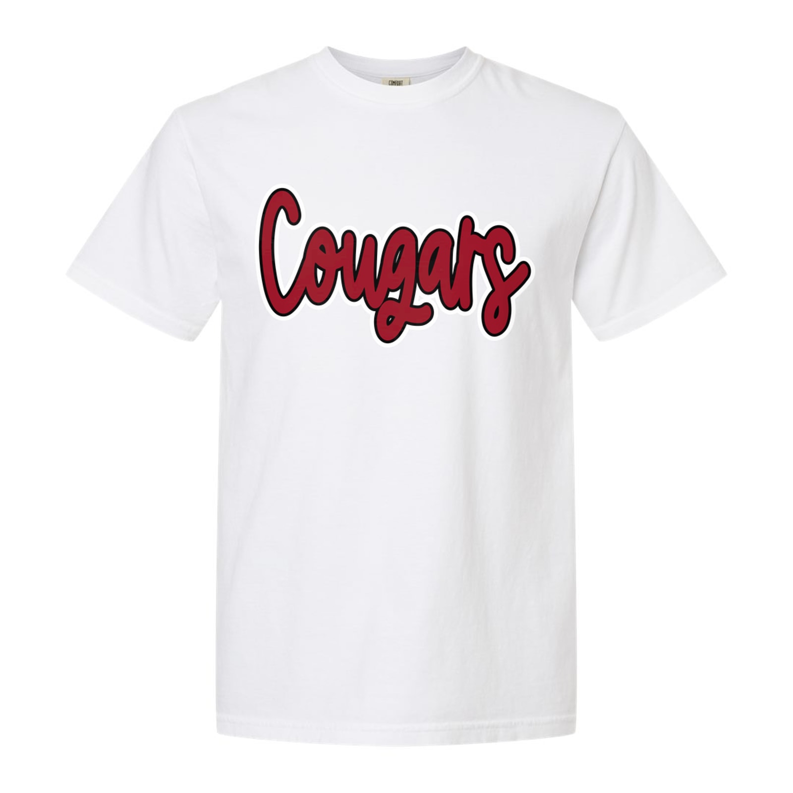 Munford Cougars Thick Script Cardinal