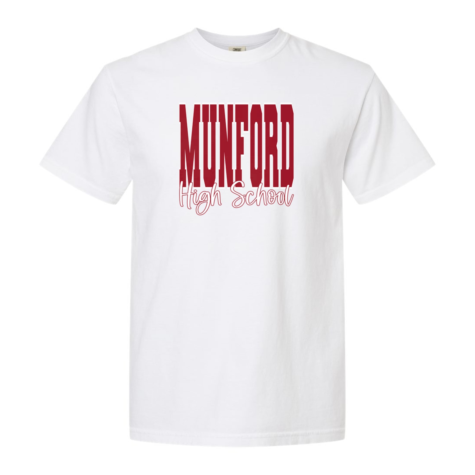 Munford Cardinal Duo Block Script