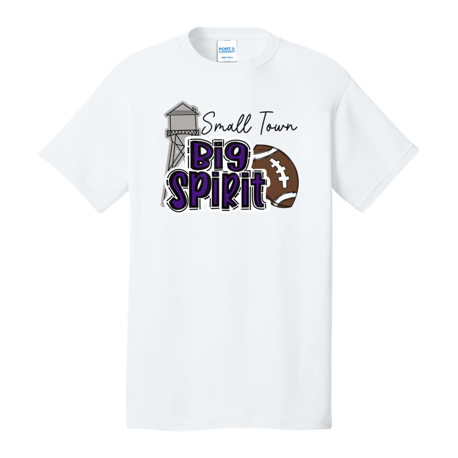 covington small town big spirit purple Port & Company PC54