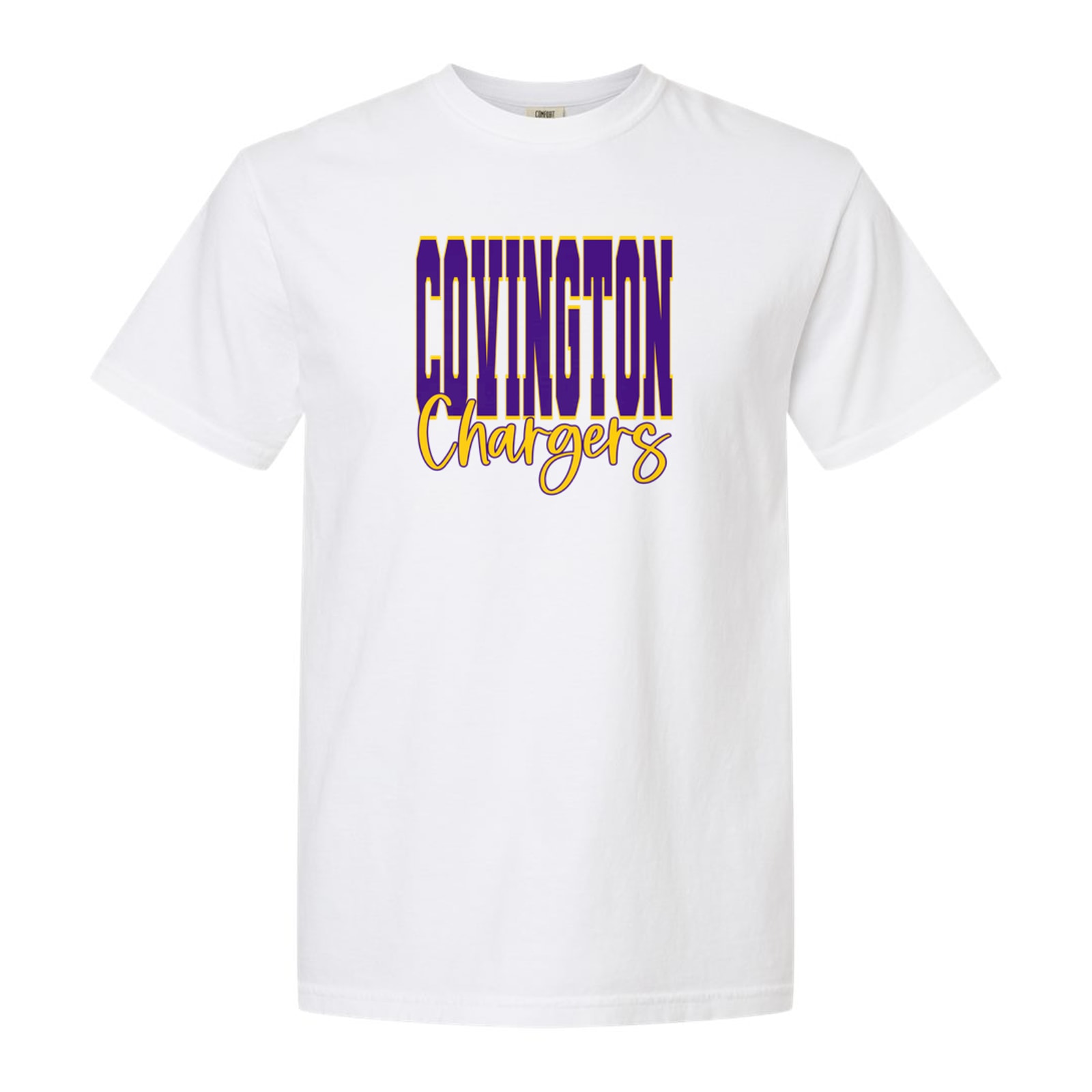 Covington Chargers Duo Block Script