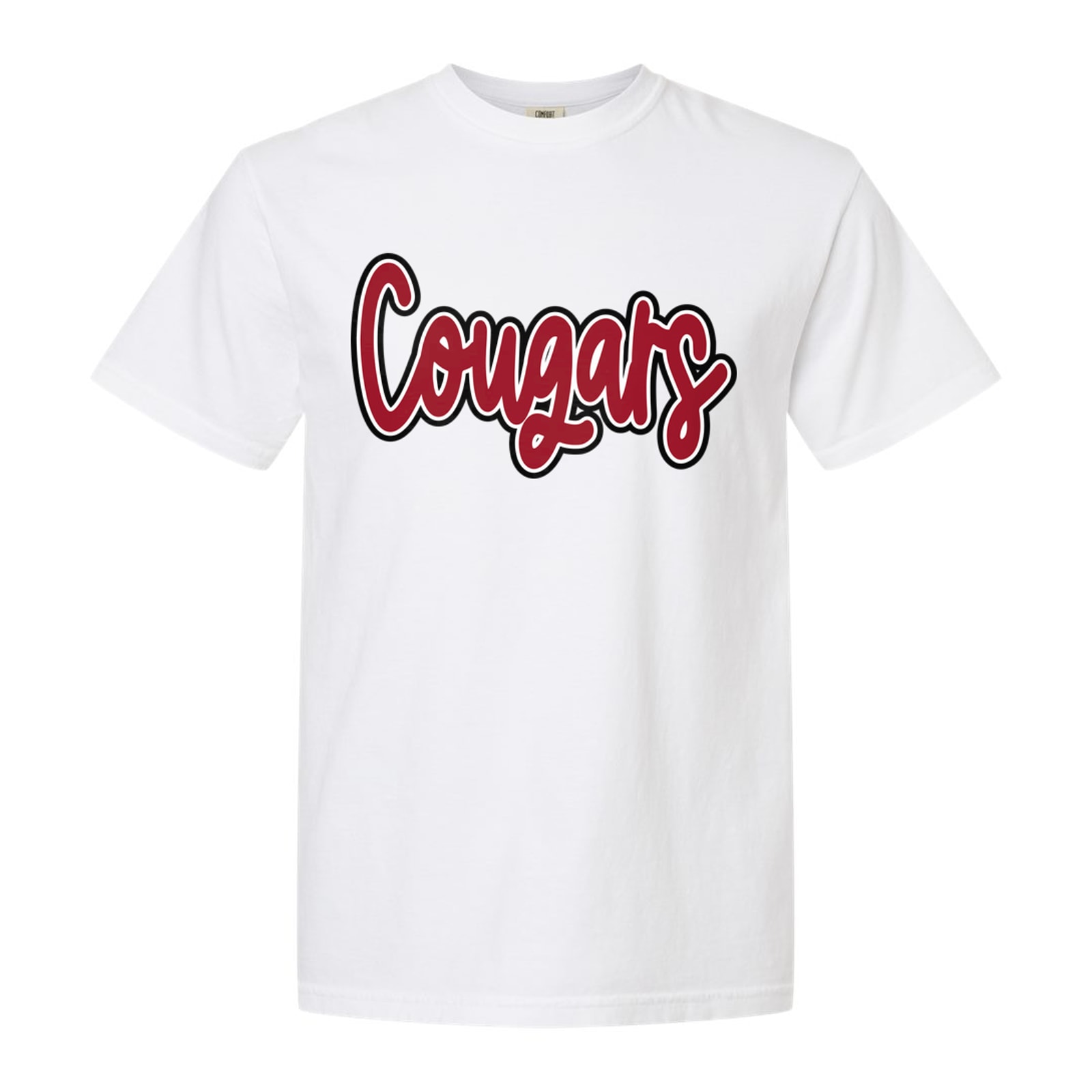 Munford Cougars Thick Script Cardinal