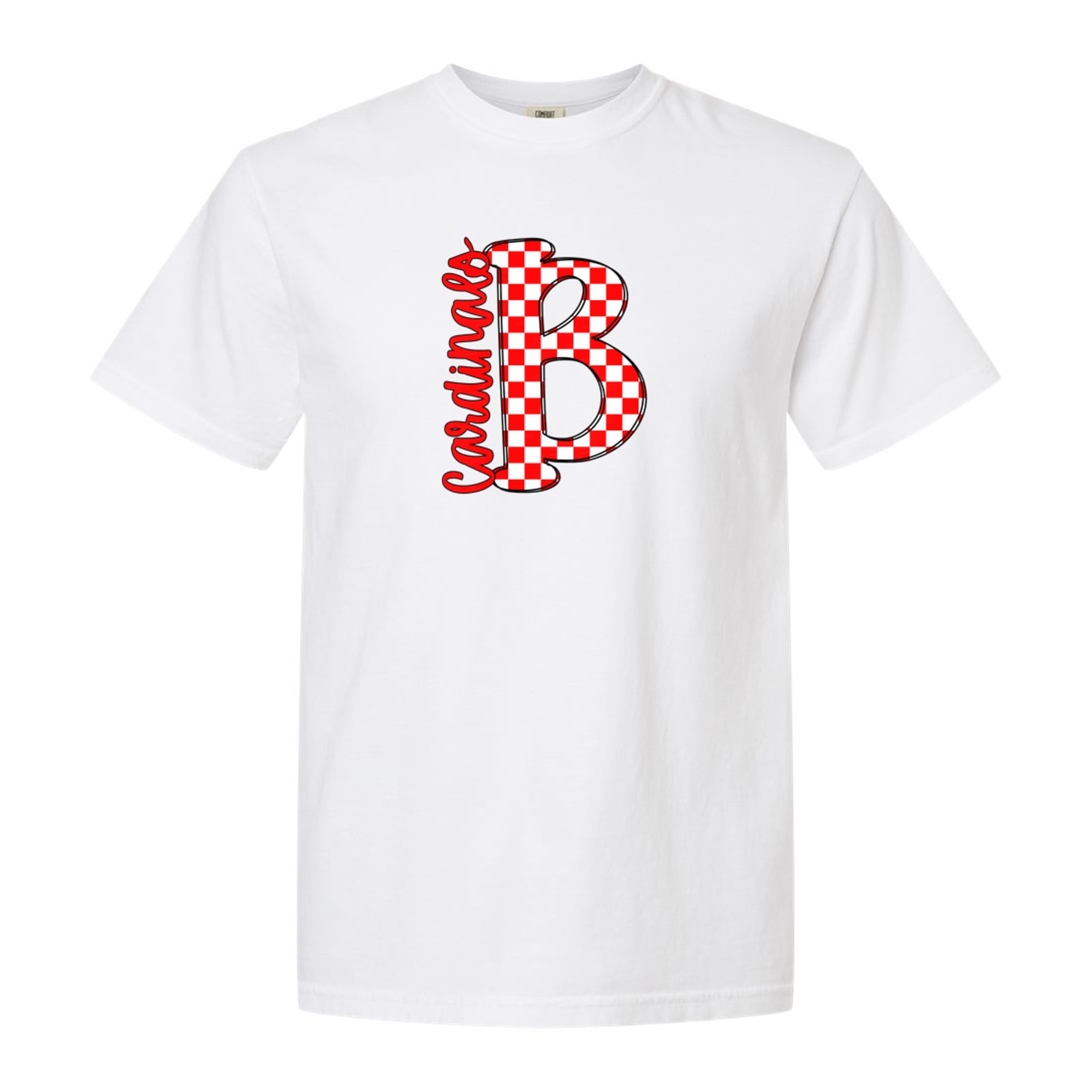 Brighton B Big Letter Checkered
