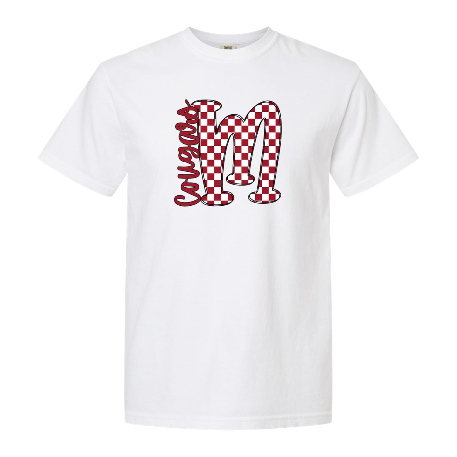 Munford M Big Letter Checkered