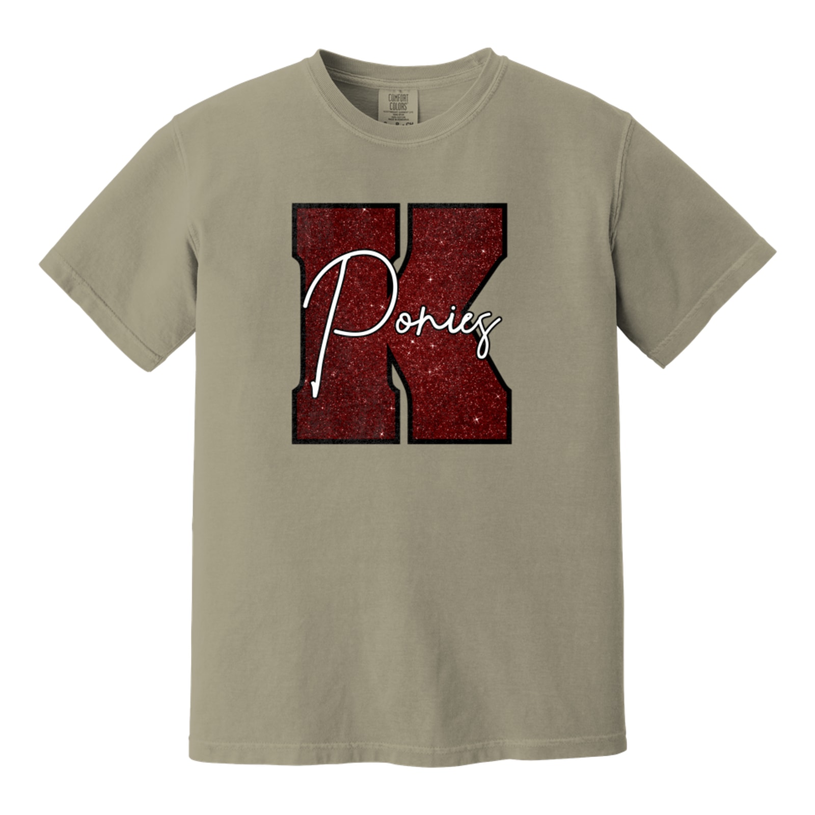 K Ponies Glitter Script