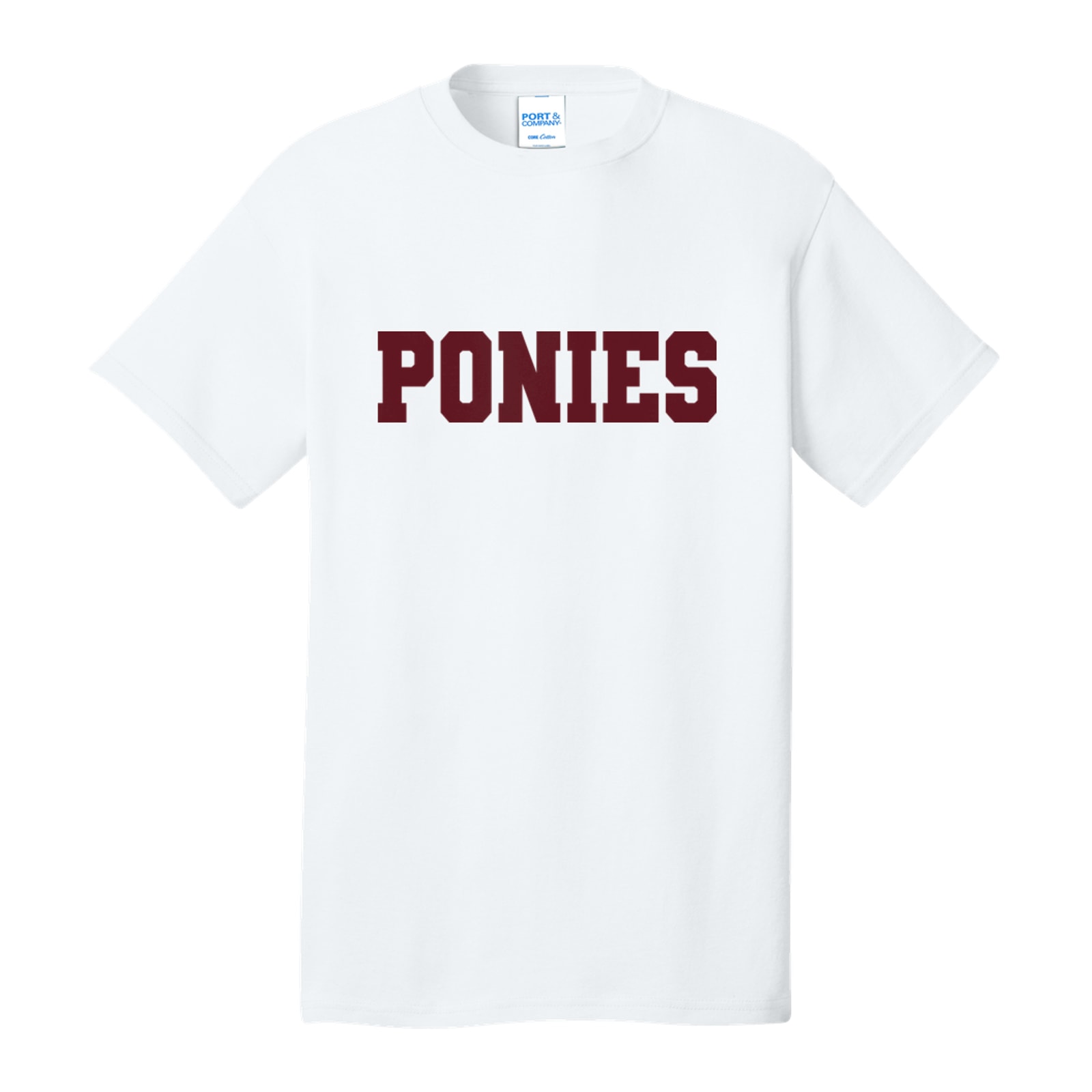 Ponies Sweats Maroon Port & Company PC54