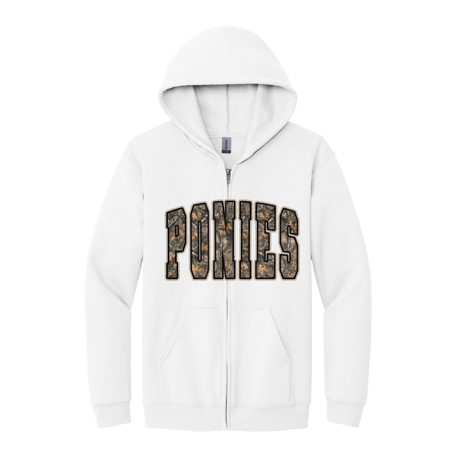 ponies camo arc Gildan - Heavy Blend Full-Zip Hooded Sweatshirt. 18600