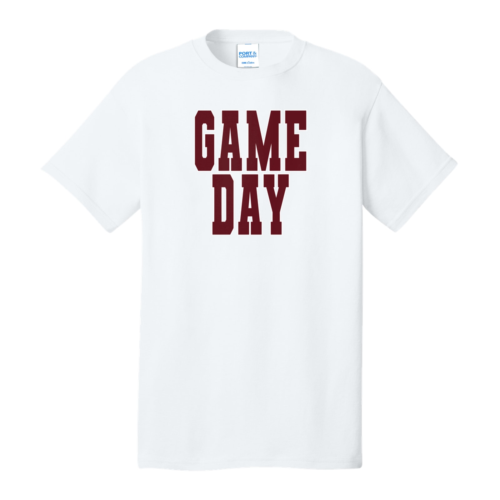 Game Day kellyville Maroon White Port & Company PC54