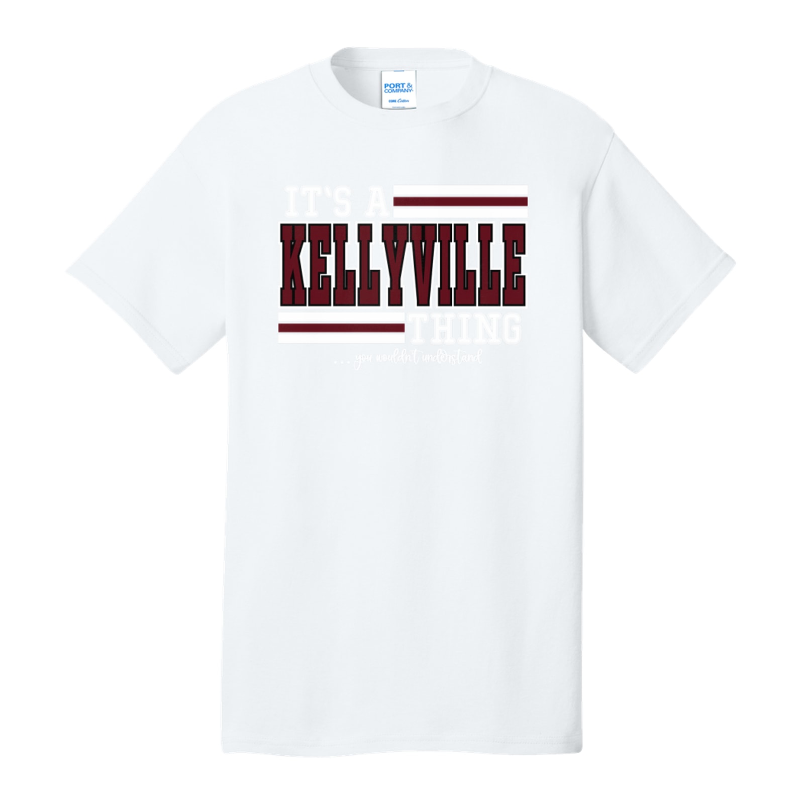 It’s a kellyville thing maroon white wouldn’t understand Port & Company PC54