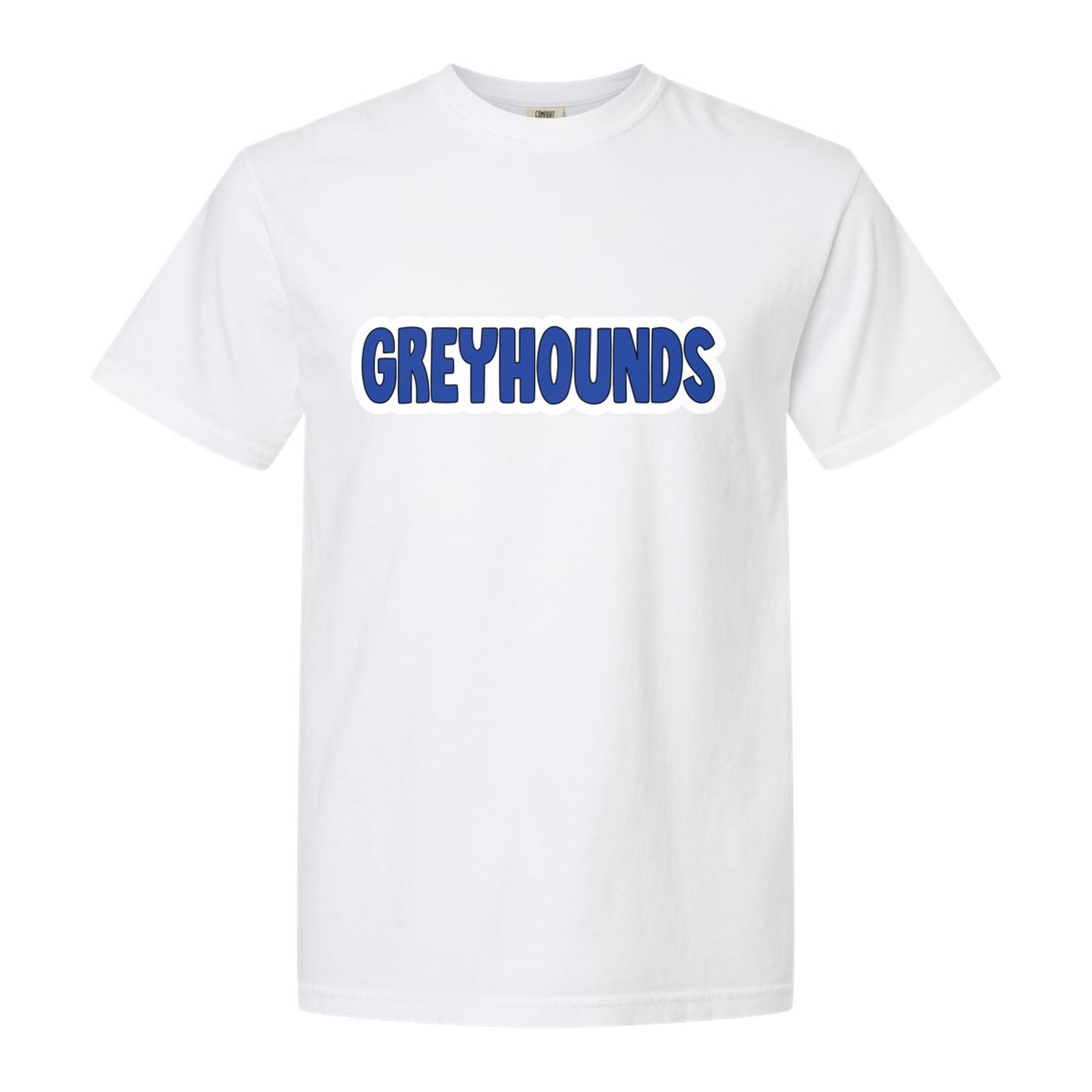 Greyhounds bubble blue black white