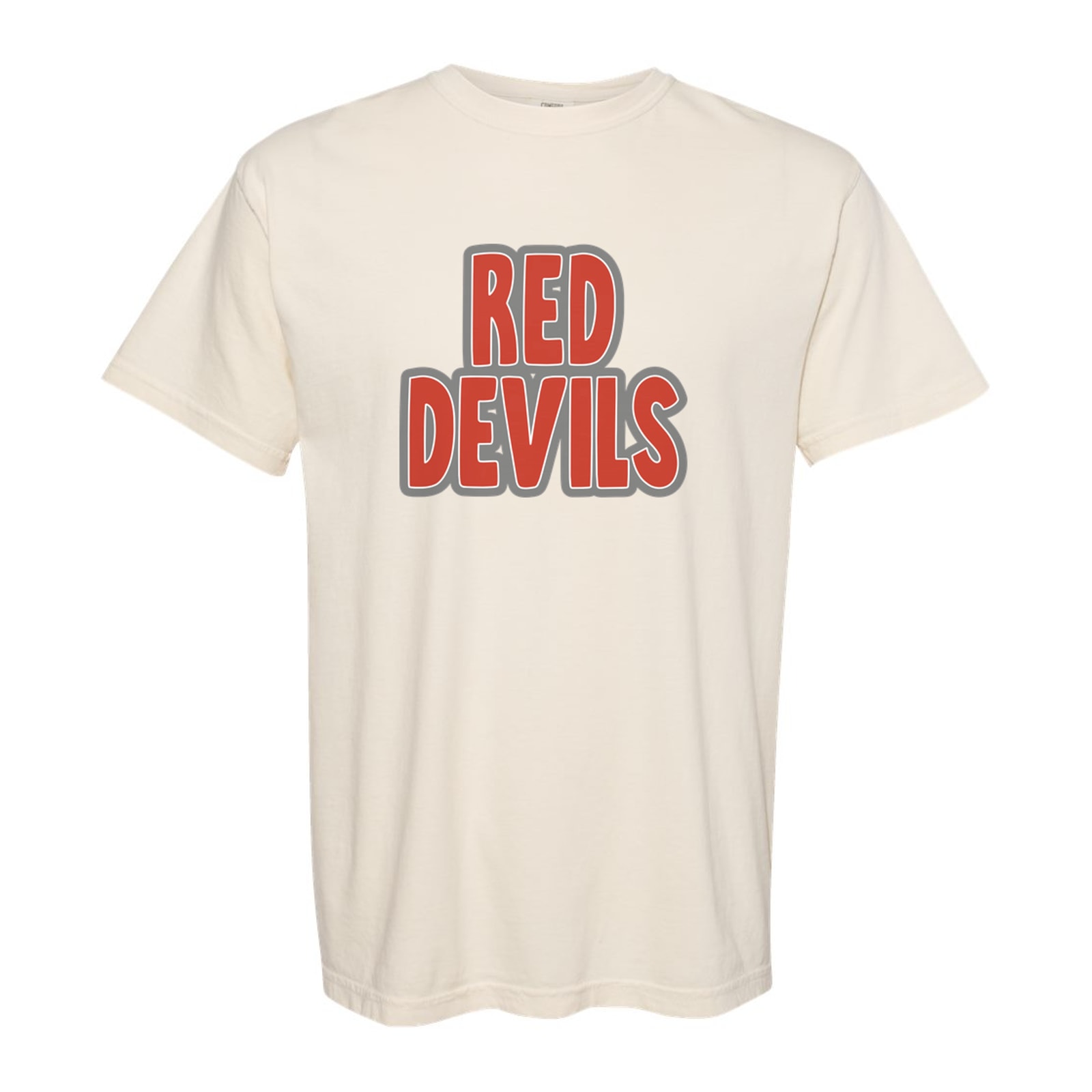 Red Devils bubble Scarlett White Grey