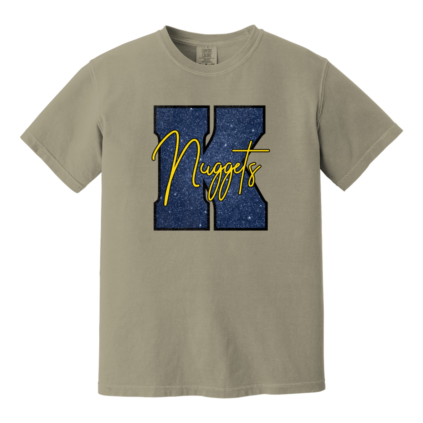 Klondike K Nuggets Glitter Script