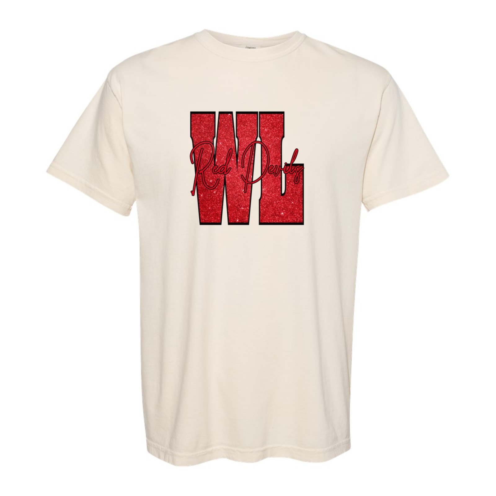 WL Red Devils scarlett glitter