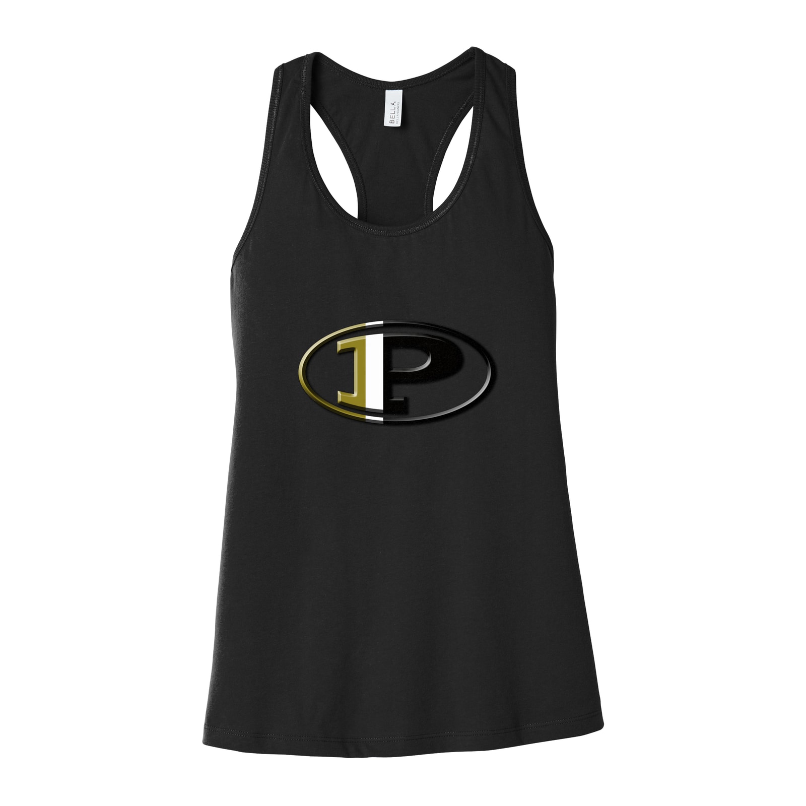 pepperell logo Bella+Canvas 6008 Racerback Tank
