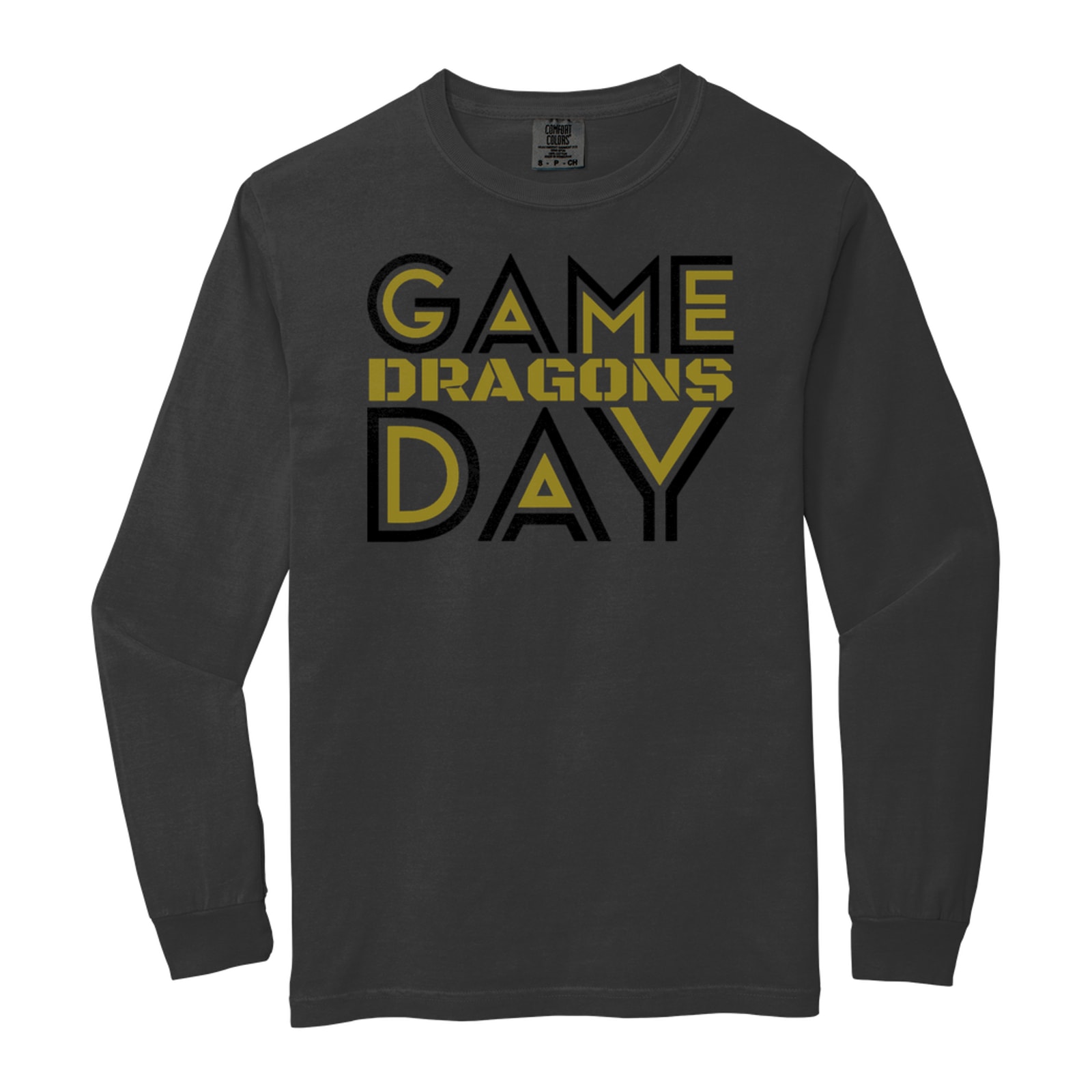 Game Day Dragons Comfort Colors 6014 Long Sleeve