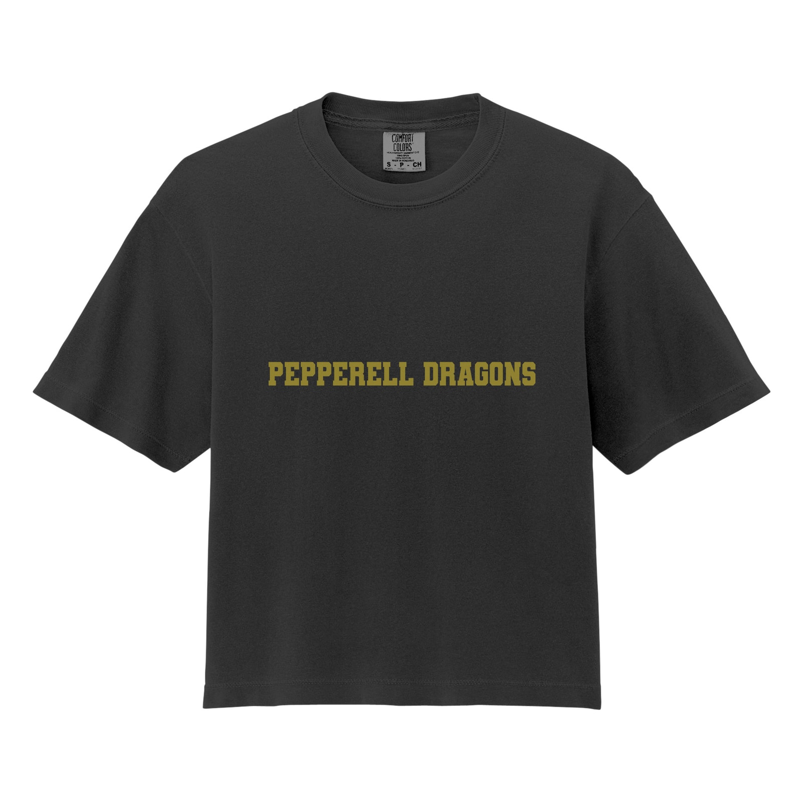Custom Sweats Pepperell Dragons Comfort Colors 3023CL Cropped Tee