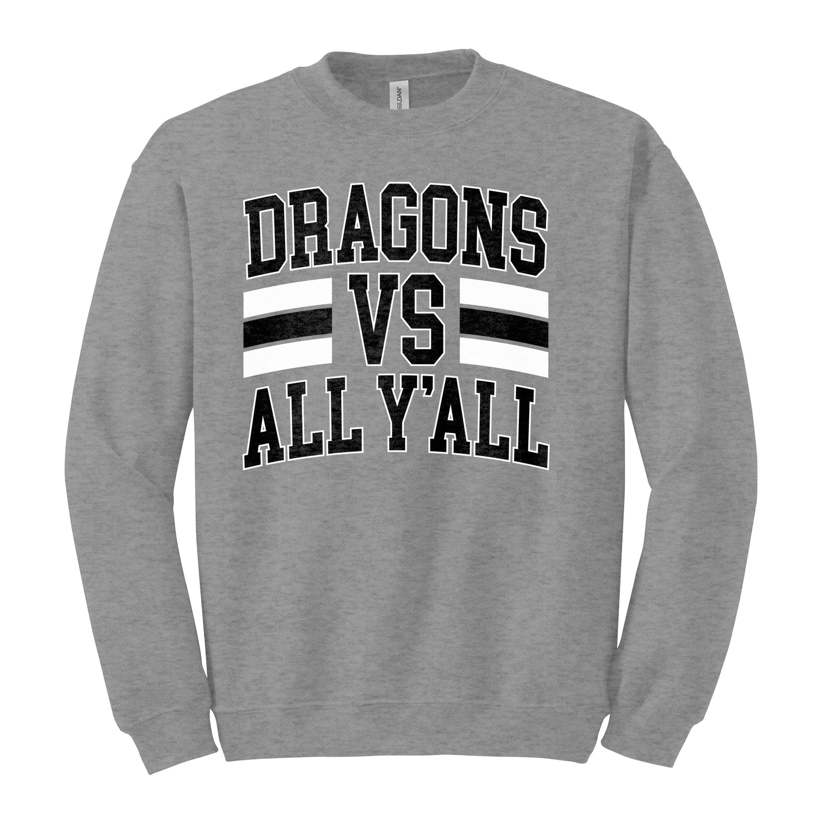 Dragons vs all y’all black white