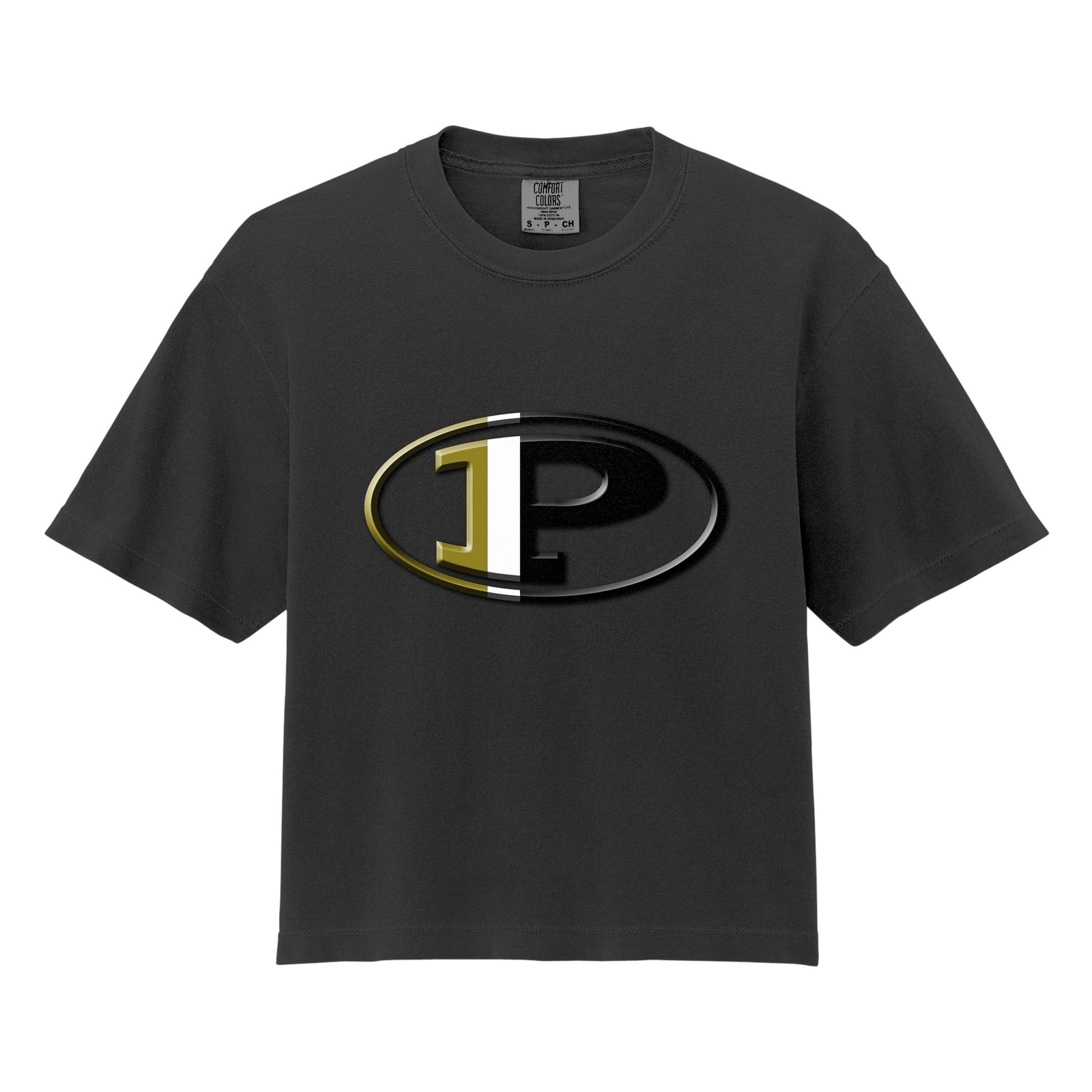 pepperell logo Comfort Colors 3023CL Cropped Tee