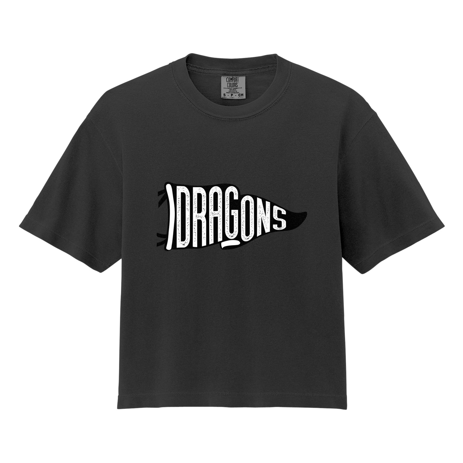 Dragons Flag Comfort Colors 3023CL Cropped Tee