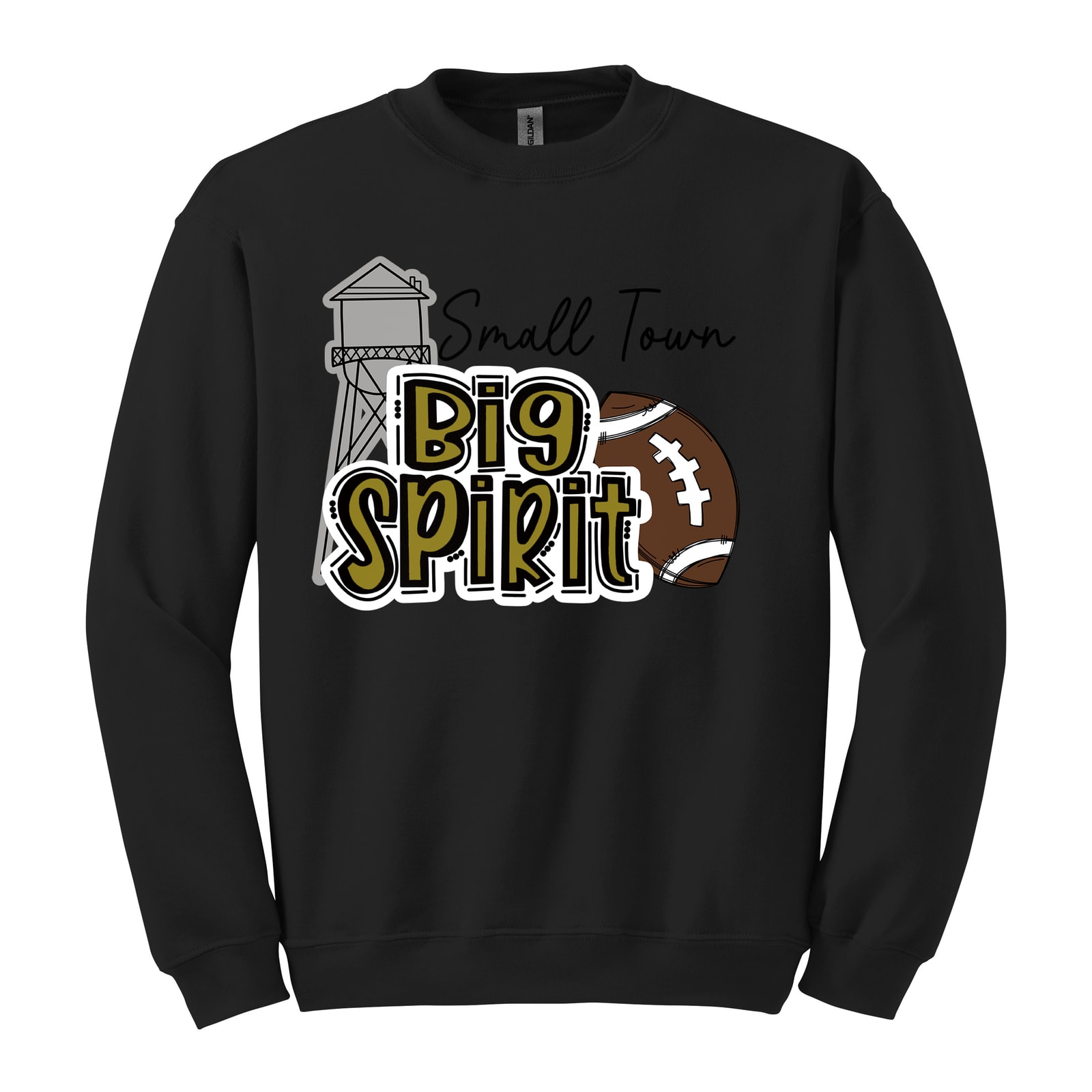 Small Town Big Spirit — Crewneck Sweatshirt