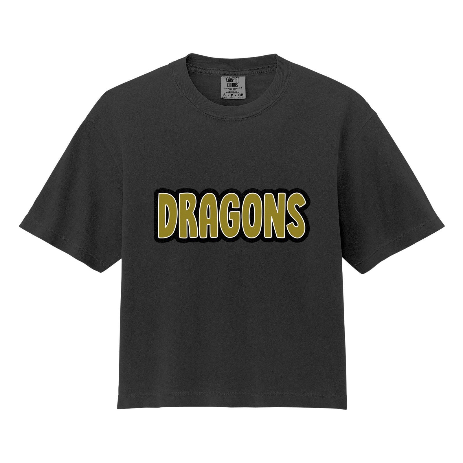 Dragons Bubble Comfort Colors 3023CL Cropped Tee