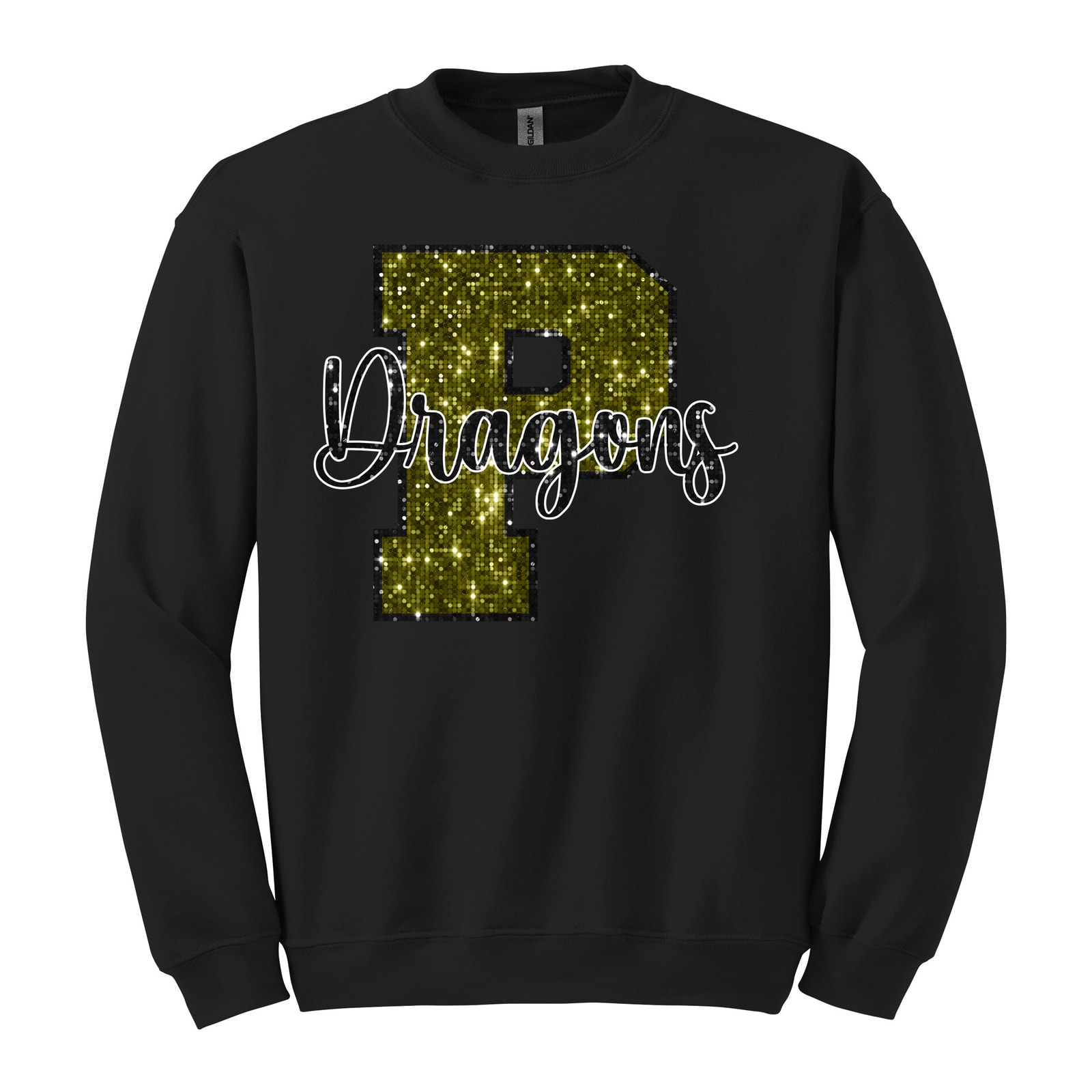 Dragons P Sequin — Crewneck Sweatshirt