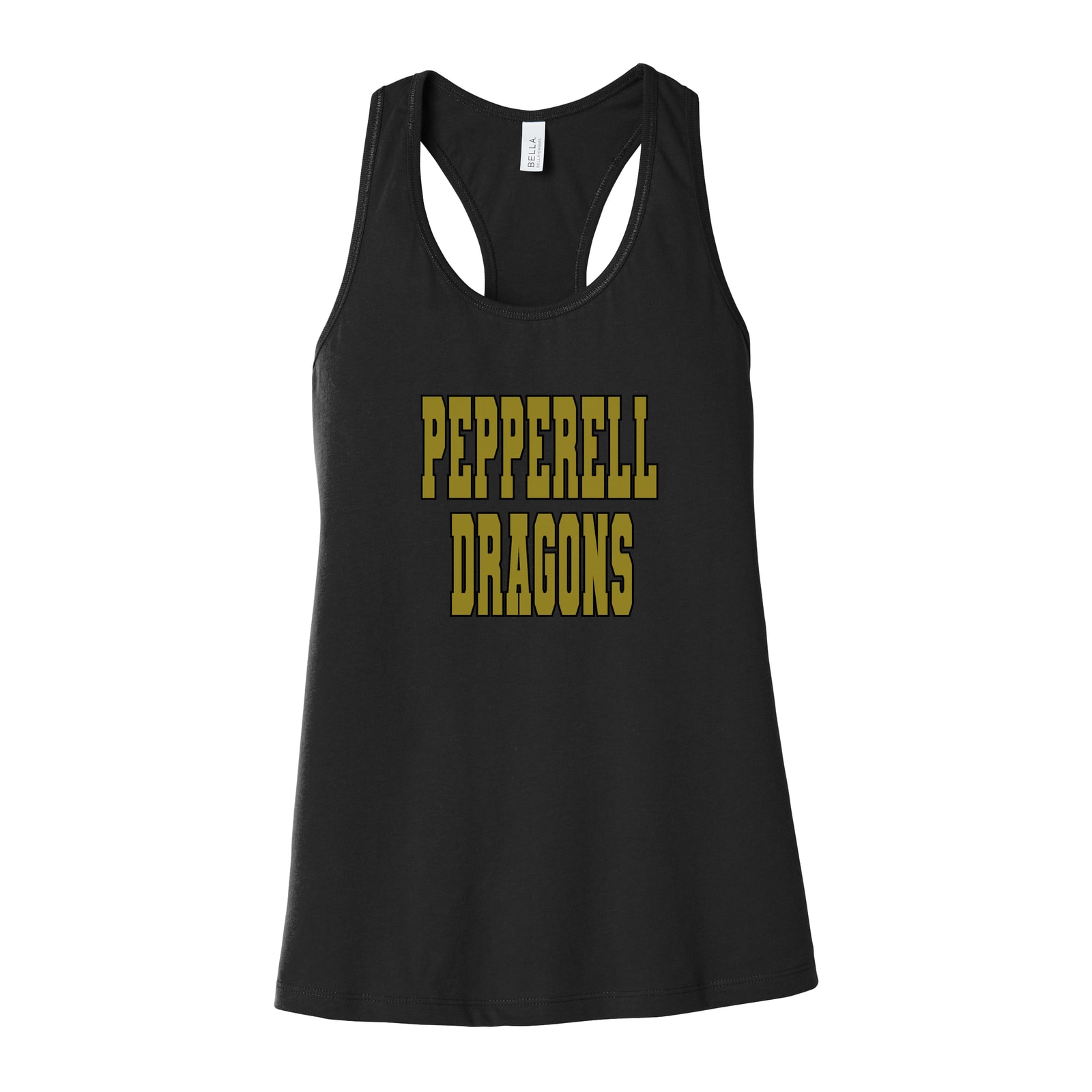 Pepperell Dragons Bella+Canvas 6008 Racerback Tank