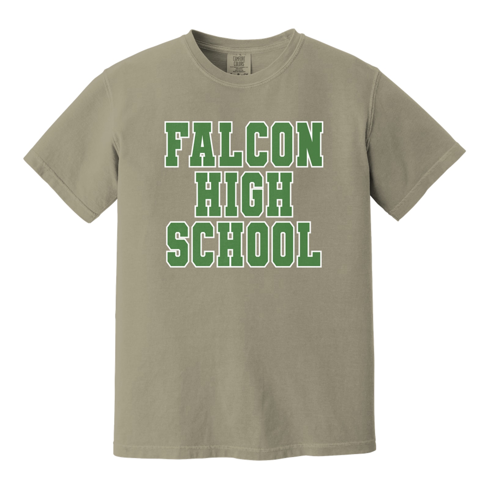 Falcon High School Falcon green white