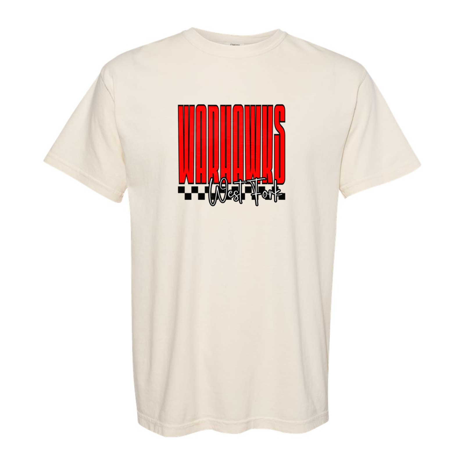Warhawks west fork tall checkers red white black