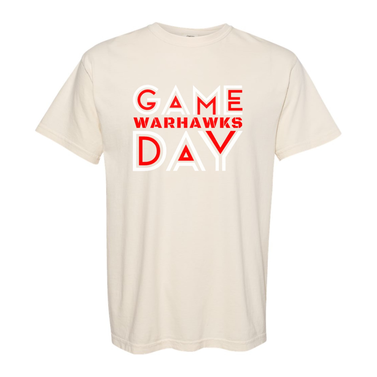 Game day warhawks red white