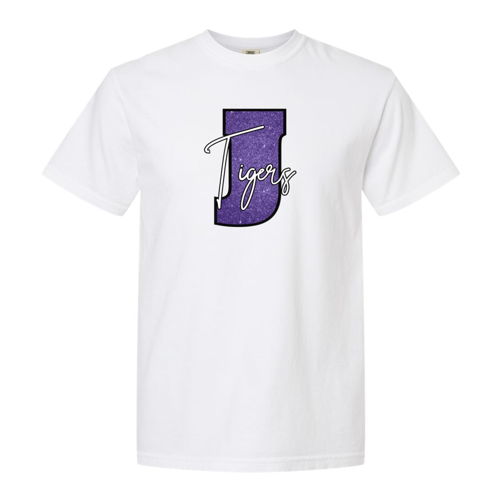 J Tigers Glitter Script