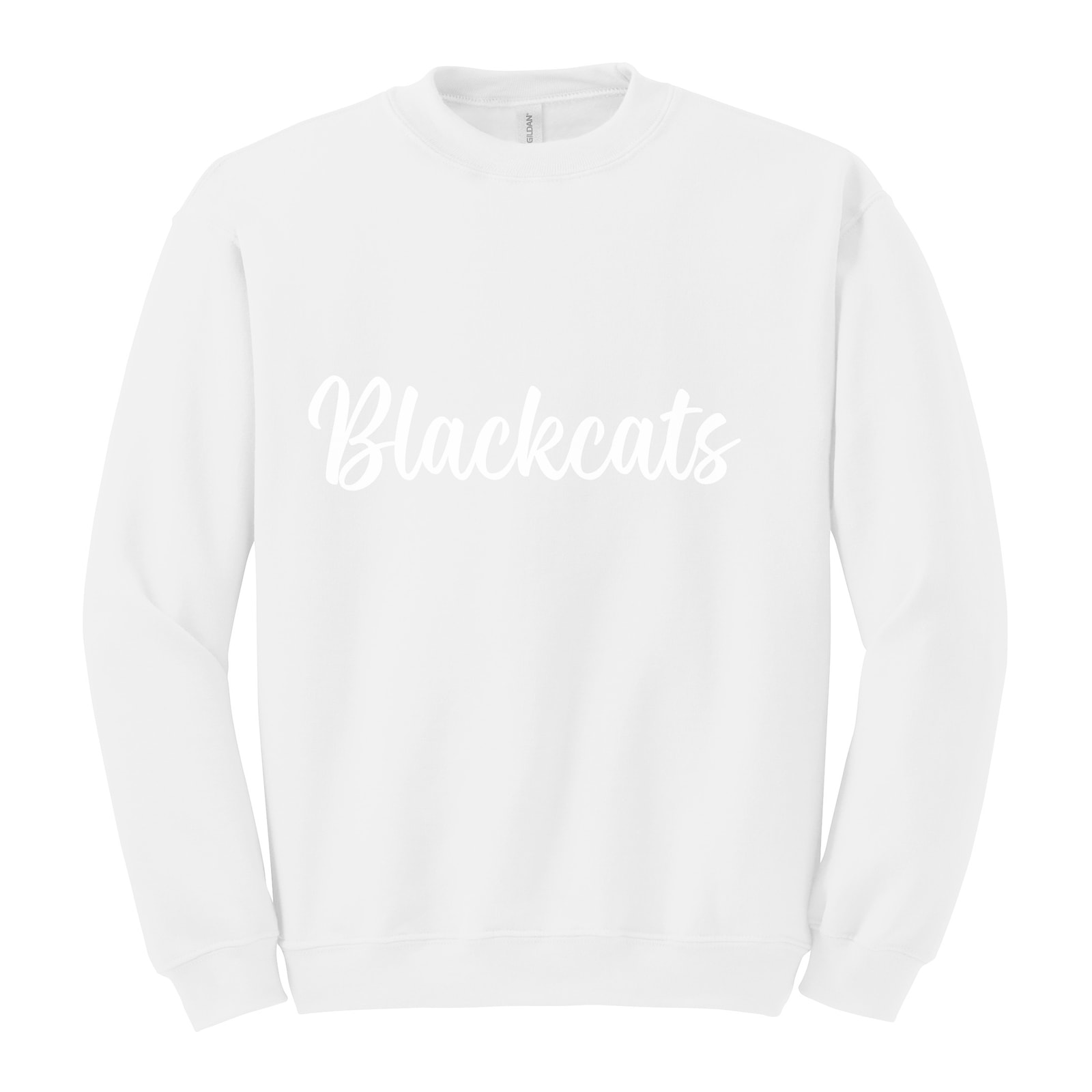 Prestonsburg Blackcats White Puff Script