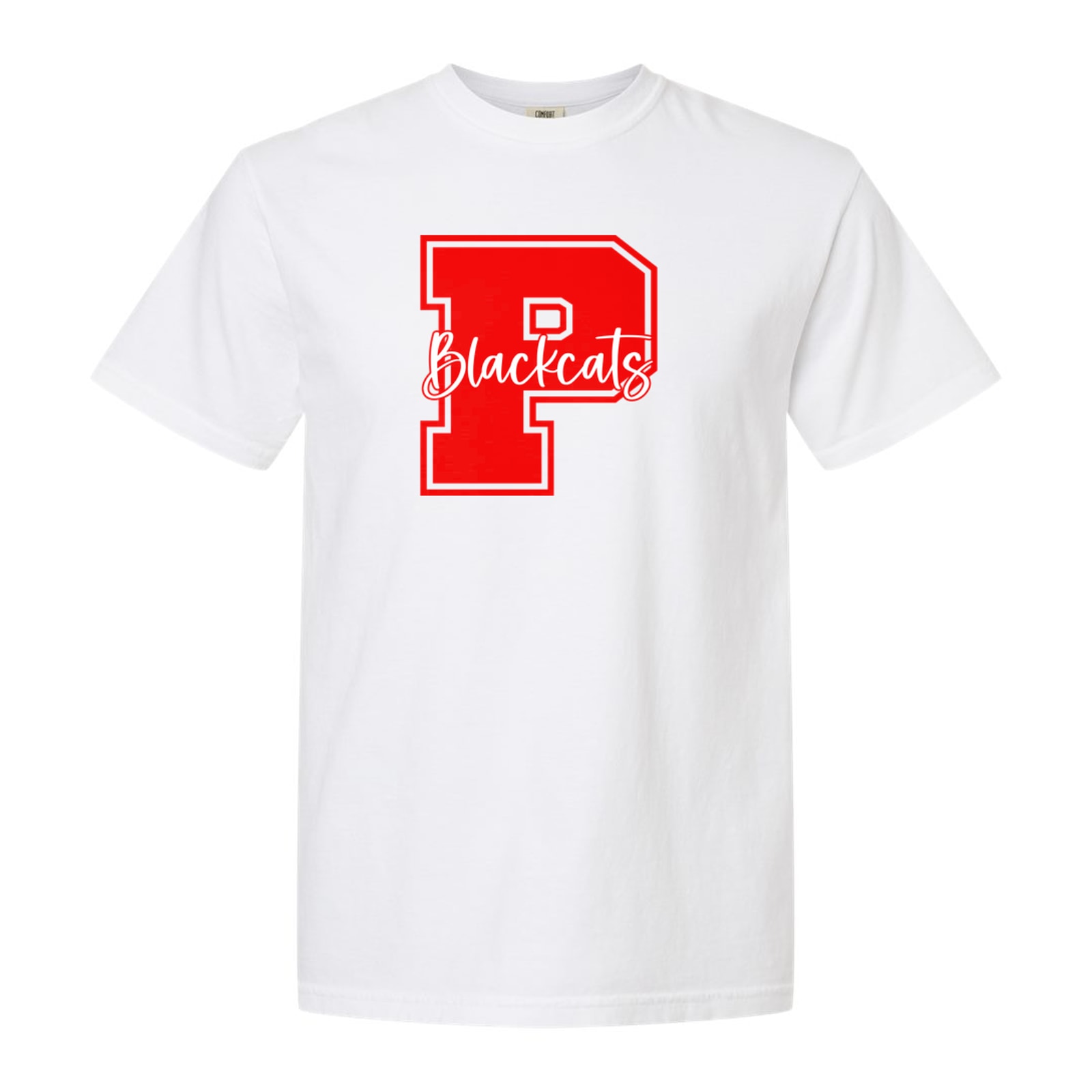 Prestonsburg P Blackcats Square Block