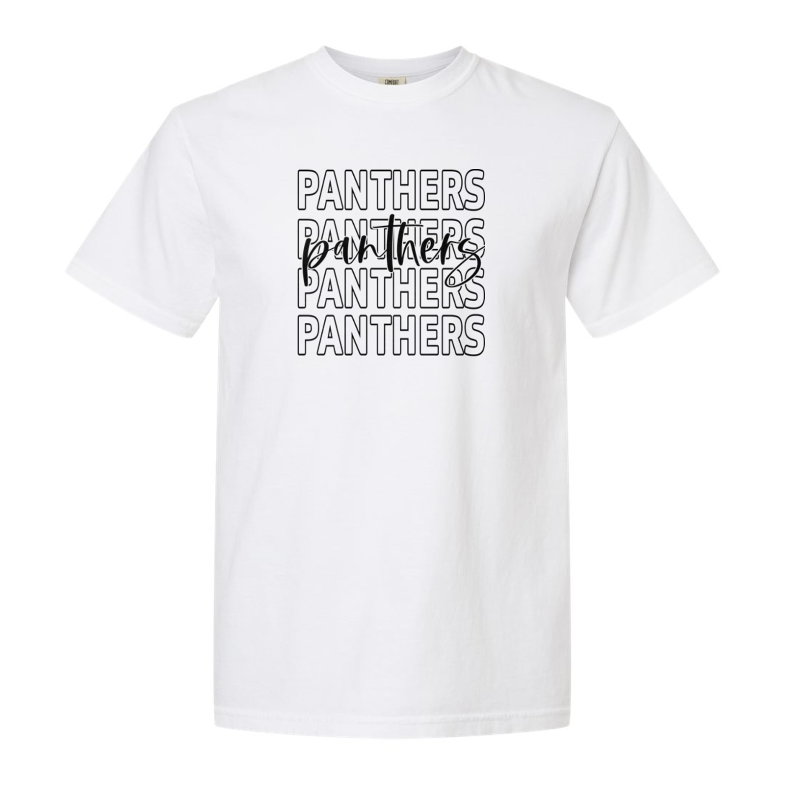 Pikeville Script Block Stocked Panthers