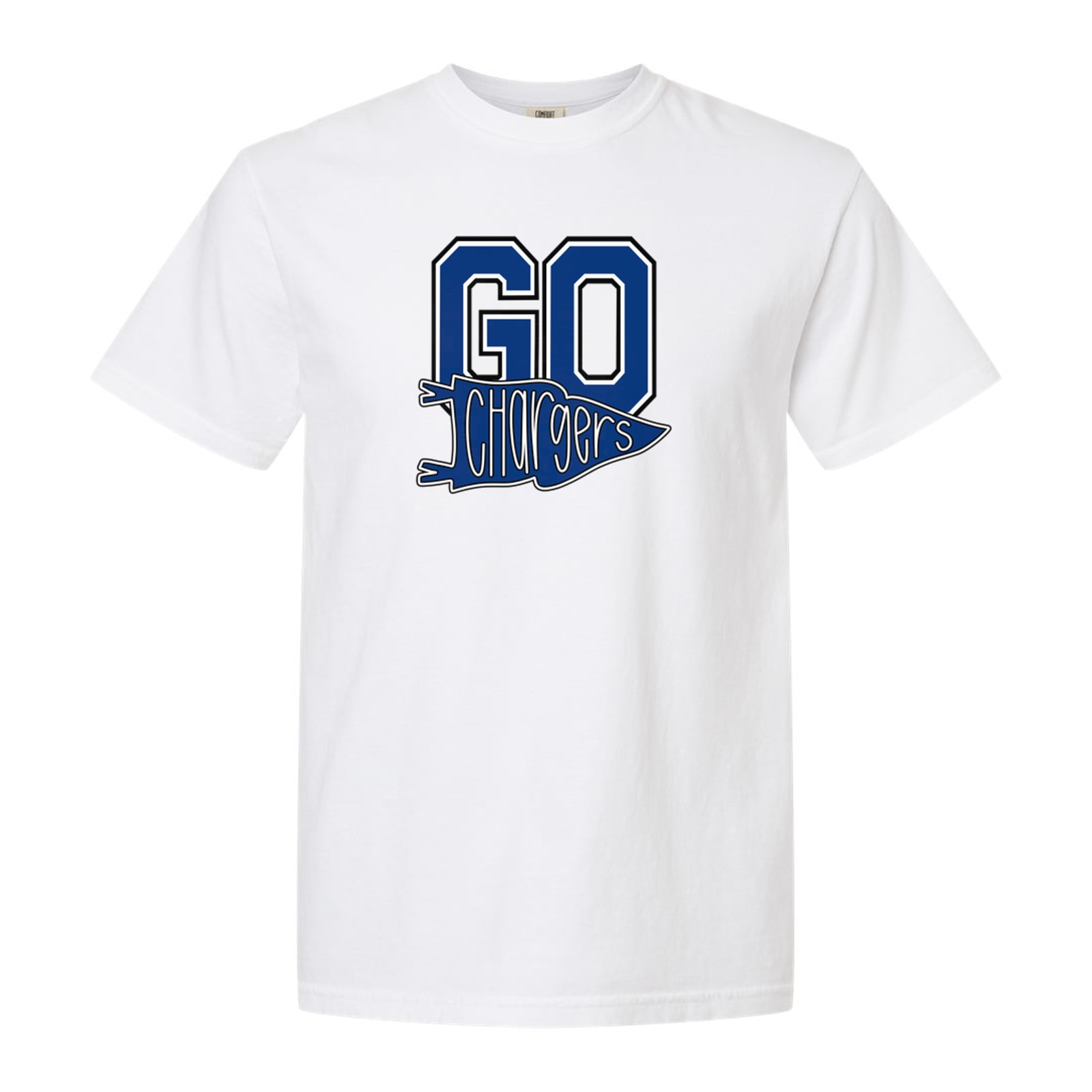 Go chargers pennant St. Peter blue white black