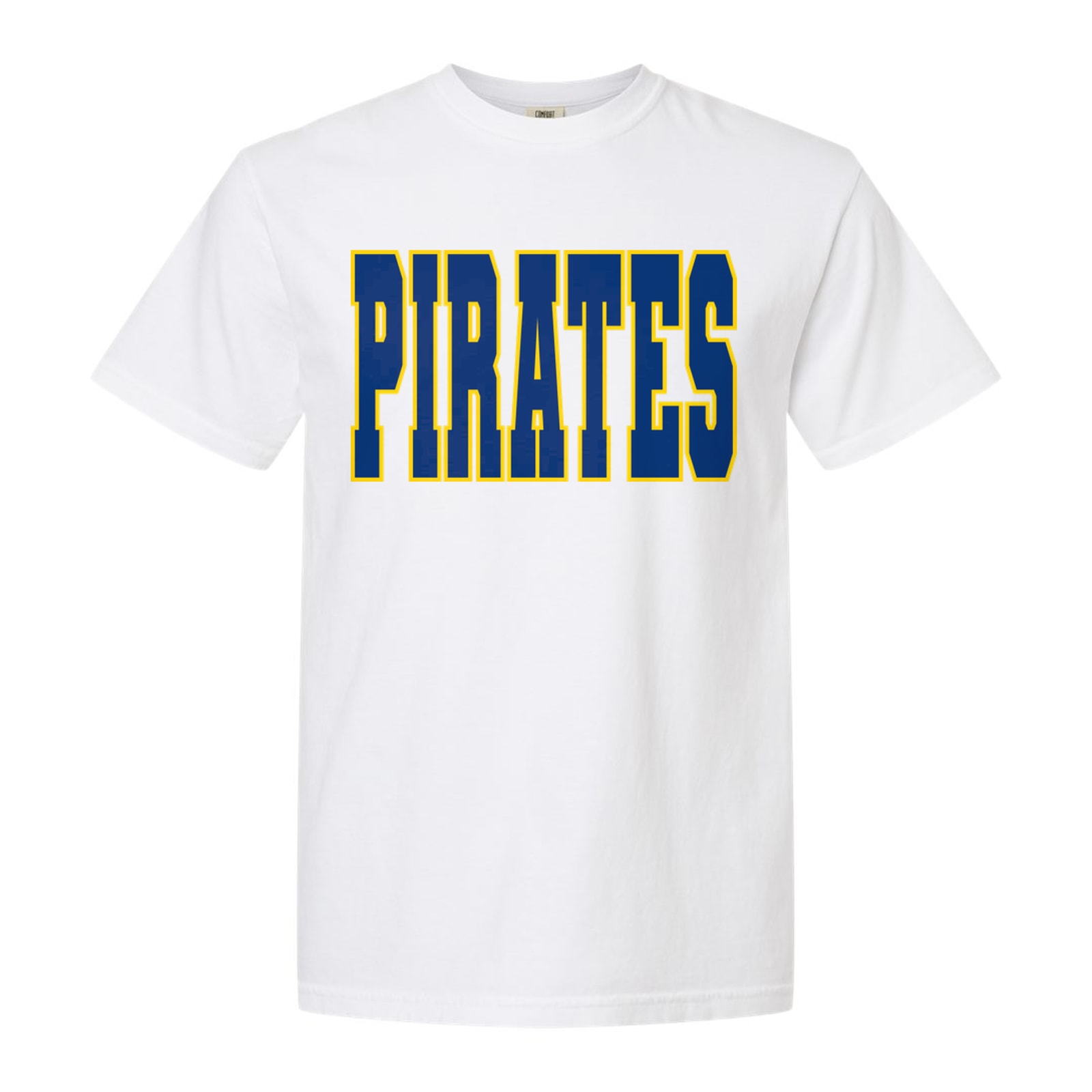 Pirates fairhope royal gold Comfort Colors 3023CL Cropped Tee