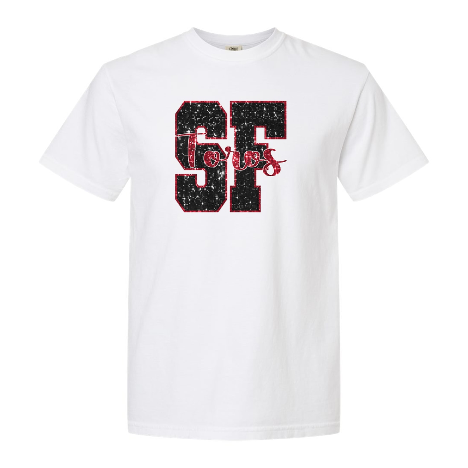 Spanish Fort SF Toros sequin black red