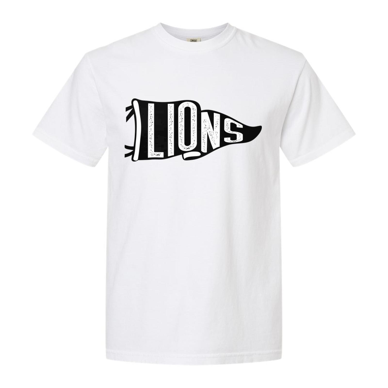 Lions Black Flag Comfort Colors 1717