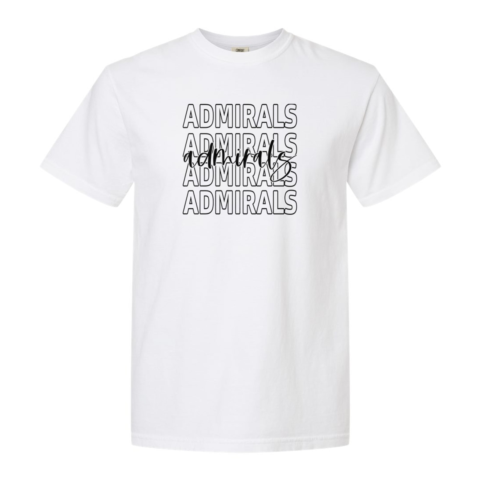 Admirals repeat with script.png Comfort Colors 1717