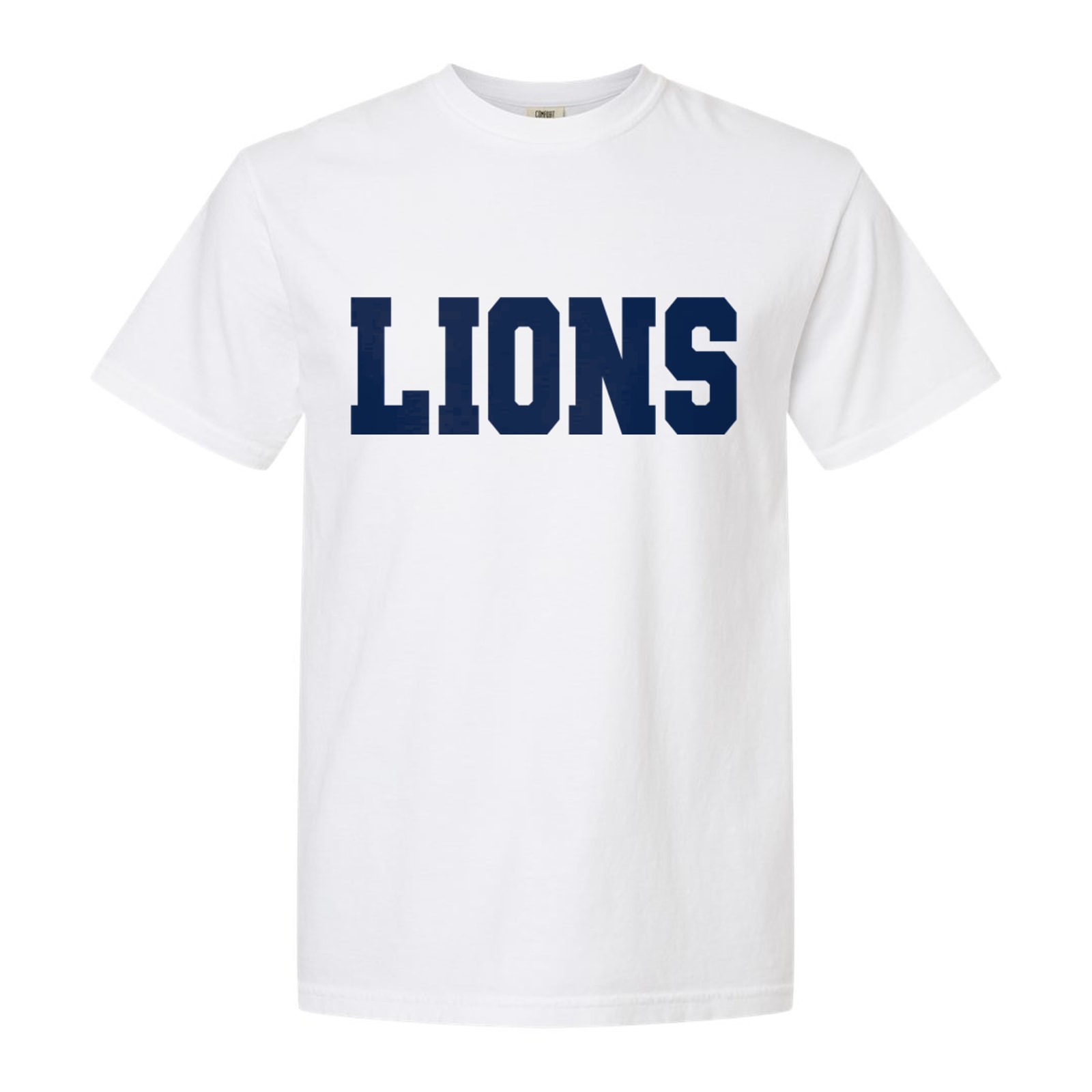 Custom Sweats Lions Navy Comfort Colors 1717