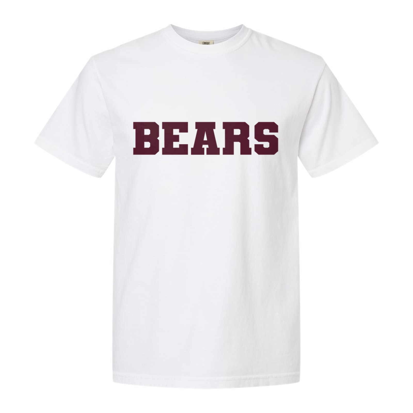 Custom Sweats Bears maroon Comfort Colors 1717