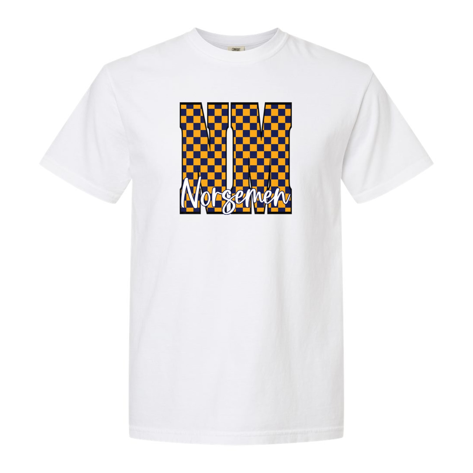 NM Checkers Norsemen Script Bella